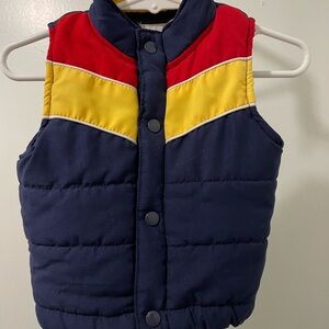 🧰🧰Boyz town by Nanette colorful retro puffer vest size 3/6 months🧰🧰